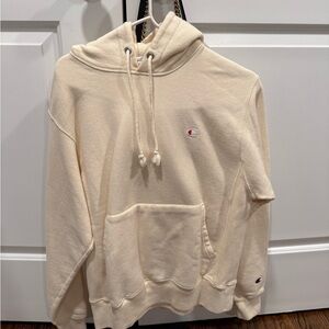 Champion Reverse Weave Off-White Unisex Hoodie